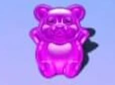 Purple gummy bear